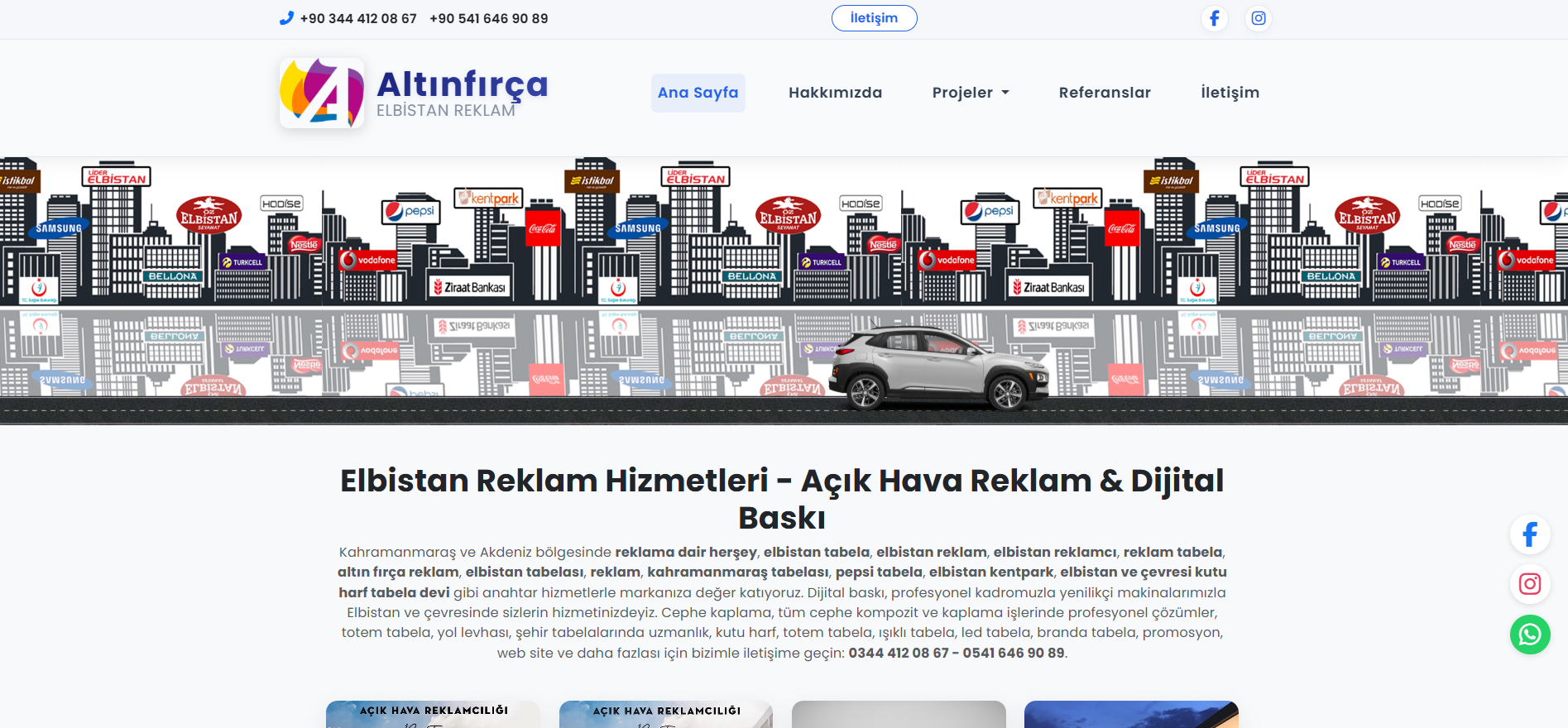 Elbistan Reklam Web Sitesi
